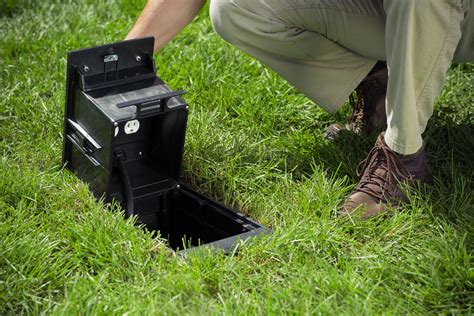 outdoor metal utility box|outdoor in ground outlet box.